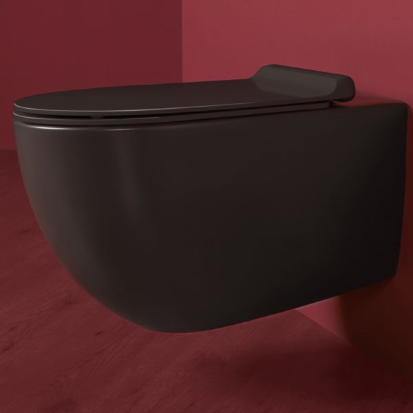 Конзолна тоалетна Vignoni Black Matt
