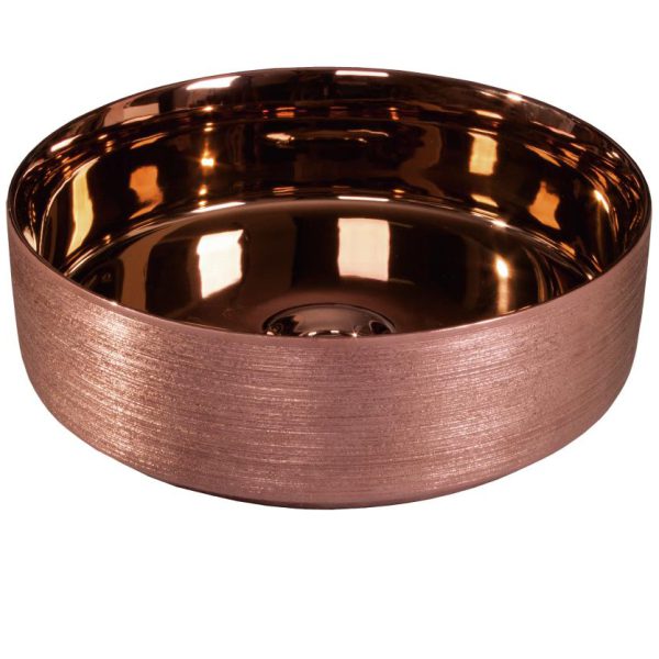 Мивка за плот - Lavabo Heller Rose Gold 36x36x12см